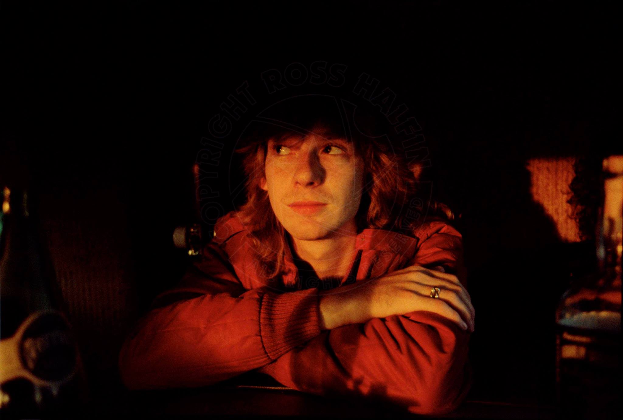 Steve Clark on tour 1981