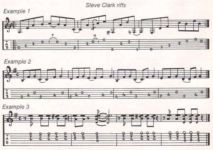 Steve Clark riffs