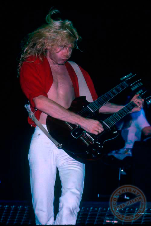 Steve Clark playing Gibson EDS-1275