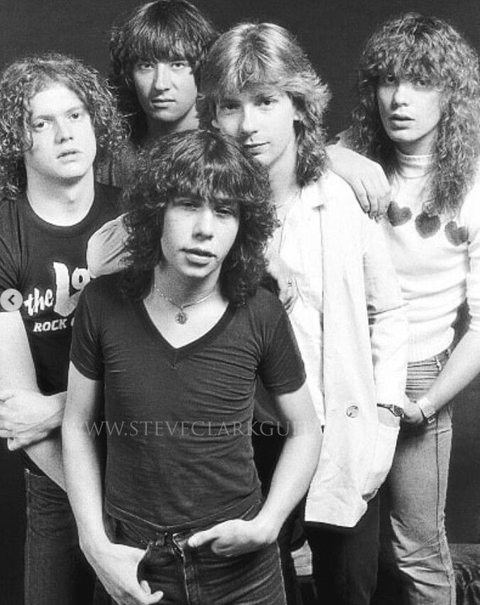 Def Leppard with Stev Clark and Pete Willis