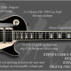 Black with cream Les Paul Custom