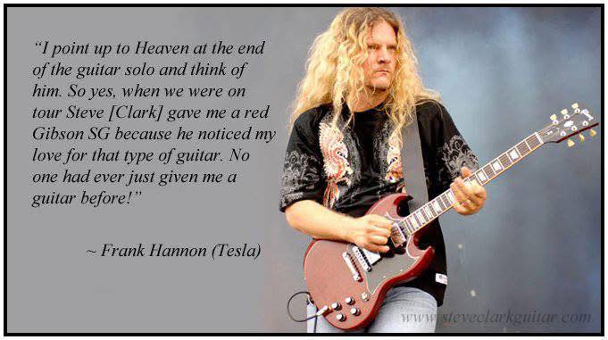 STEVE CLARK GUITAR In Loving Memory