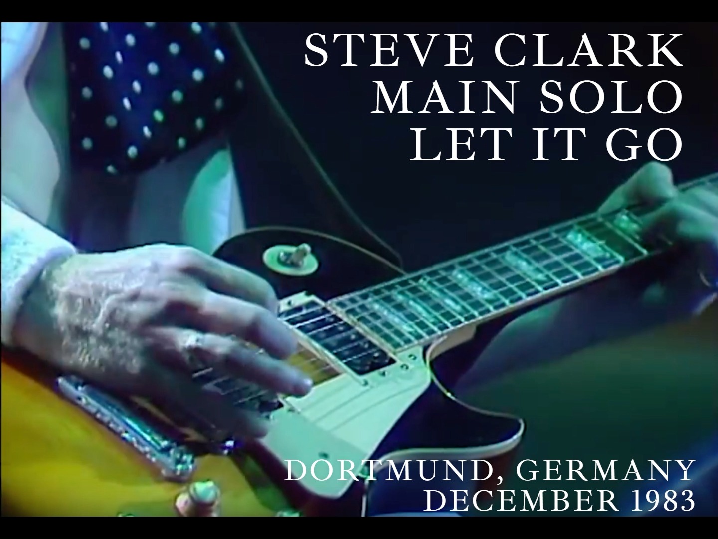 STEVE CLARK GUITAR In Loving Memory