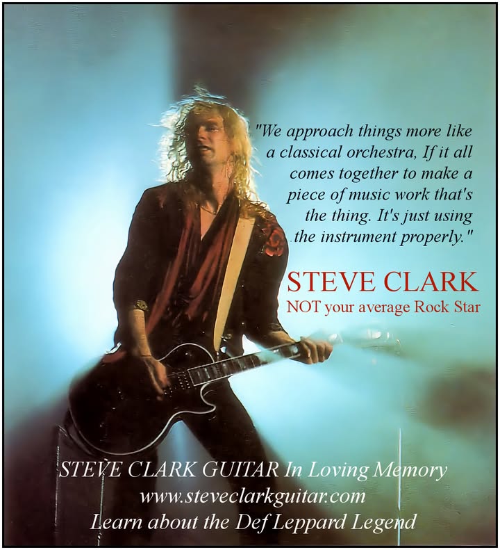 STEVE CLARK GUITAR In Loving Memory